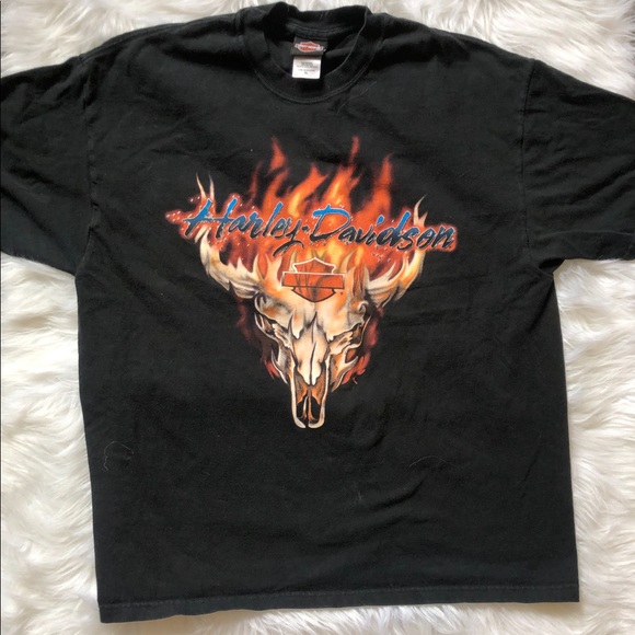 Harley-Davidson Other - Harley Davidson Flaming Skull Alamo City